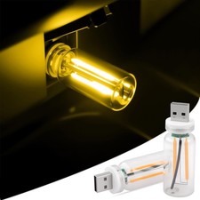 2Piece Car USB Light Set Retro-Style Ambient Light Strip Features Touch