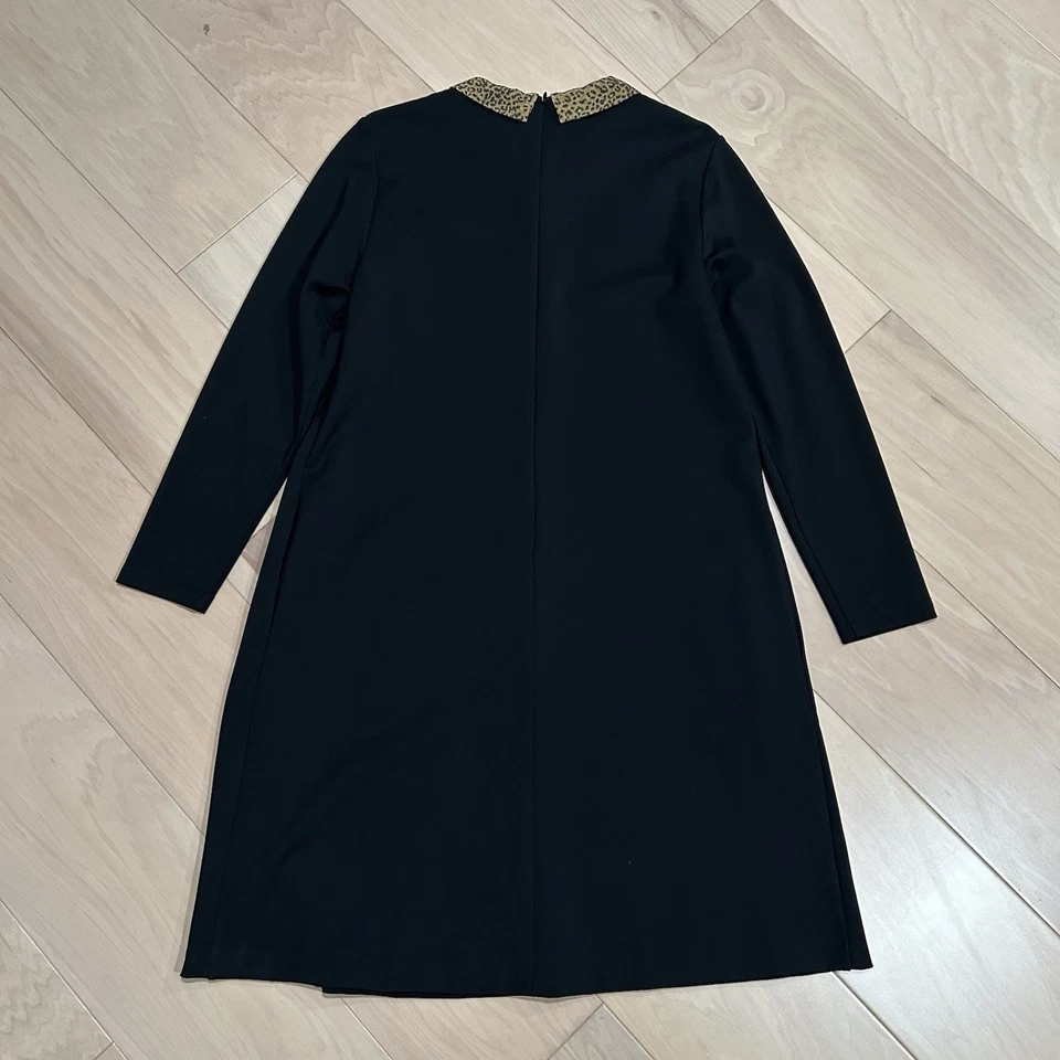 Vestido J. McLaughlin Janey Leopardo Peter Pan Cuello Columpio Para Mujer’s Mediano Foto 4 de 4