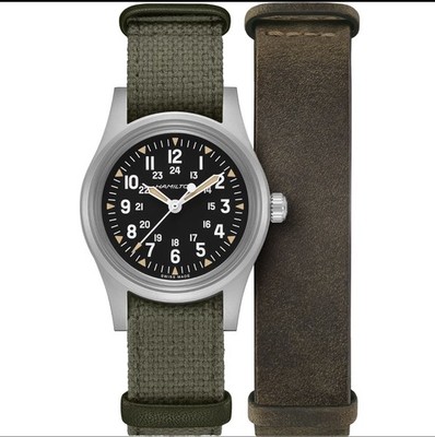 Hamilton Khaki Field Mechanical America 250 36mm Black Dial Watch H89399930