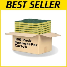 Household Cleaning Sponges - Eco-Friendly - 300 Count