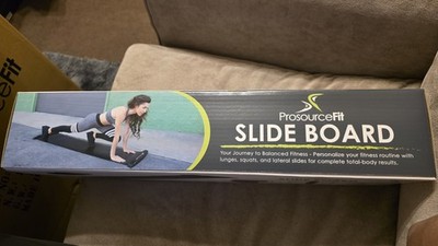 ProsourceFit Slide Board With Carry Bag, Exercise Guide And Bootees