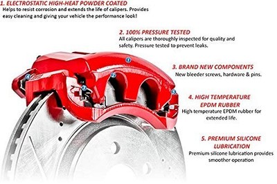 Power Stop K1233 Front Z23 Carbon-Fiber Ceramic Brake Pads and