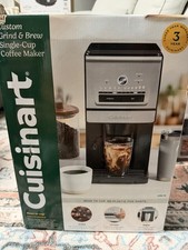 Cafetera de una sola taza Cuisinart DGB-30 personalizada para moler y preparar usada probada