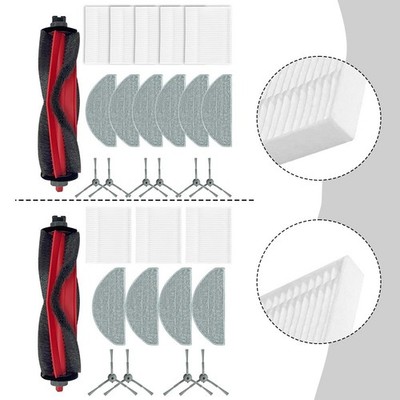Seitenbürstenpaket für Deerma S30 Hauptbürste Seitenbürste Mikrofaser Wischt