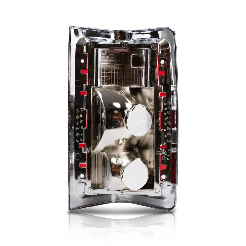 Lente de luz trasera cromada del lado del conductor para camioneta Dodge 1981-1987 CH2808104 Foto 2 de 4