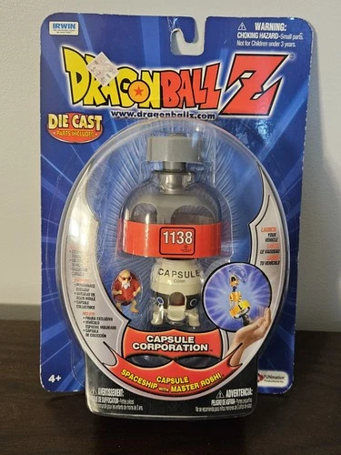 Irwin Dragon Ball Z Capsule Spaceship Die-Cast Figure Master Roshi Collector Ca…