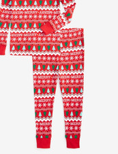 Holiday Lane Kids Merry Mix It Cotton Snug Fit Pajama Pants -Merry Fair - 8 NWOT