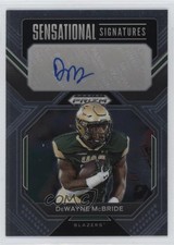 2023 Panini Prizm Draft Picks Sensational Signatures DeWayne McBride Auto 1qq3