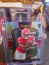 2025 Panini Select Football Jalen Royals RC #108 Premier Level Silver Prizm