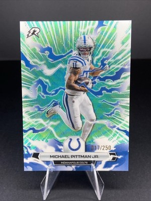 2025 Topps Resurgence #42 Michael Pittman Jr. 17/250 Teal Surge Colts