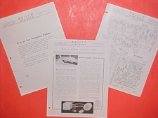 1920-1942 Philco Car Radio Service Manual Model 828k Auburn Cord Deusenberg