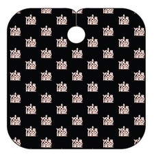 Custom Barber Cape- Upload Your Logo - Step And Repeat Pattern