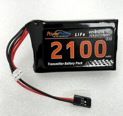 Powerhobby LiFe 6.6V 2100mah Transmitter Battery Futaba 7PX 7PXR 10PX 16SZ