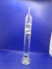 Galileo Thermometer 11" Tall Desk Ornament Colourful Decorative VGC