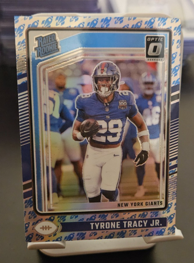 2024 Panini Donruss Optic - Rated Rookie Tyrone Tracy Jr. #259 Rocket Prizm (RC)