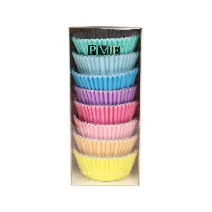 Cupcake Cases Muffin Bun Fairy Cake Baking Cups PME Foil Lined Pastel 100 - Image 2