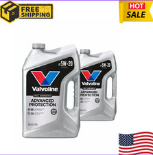 Pack of 2-Valvoline Advanced Protection Full Synthetic 5W-20 Motor Oil 5 Quart 21.58 per gallon