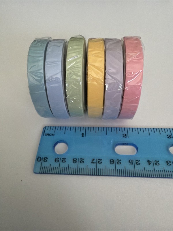 New Washi Tape 6 Rolls Multicolor Decorative Tape For DIY Arts & Crafts