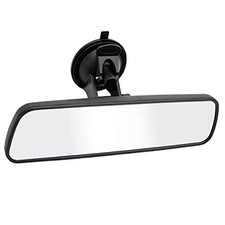 Rear View Mirror, Universal Thickened Anti-glare HD Car Interior Rear White