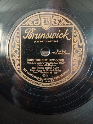 #ad 1920s Pre War Jazz Irving Mills And His Hotsy Totsy Gang 1928 E 78 RPM $29.99