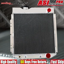 Aluminum 3 ROW Radiator For 1964-1966 Ford Mustang 63-65 Falcon Comet AT/MT V8