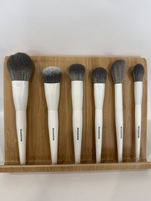 Morphe Large Powder Foundation Contour Blush Angled Concealer Makeup Brush Set 6