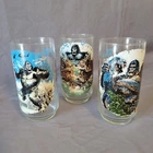 Vintage 1976 King Kong Burger Chef Coca Cola Drinking Glasses Lot of 3