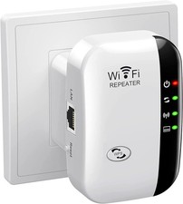 WiFi Extender, WiFi Signal Booster Up to 5800sq.ft and 58 Devices, WiFi Range Ex