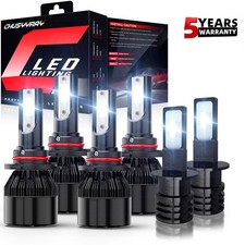 For Toyota Corolla 2001-2004 Led Headlight Highlowfog Light Bulbs Combo Kit