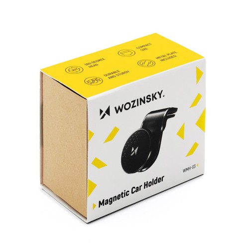 Wozinsky uchwyt magnetyczny do kratki samochodu 360 czarny (WMH-03) - Zdjęcie 5 z 12