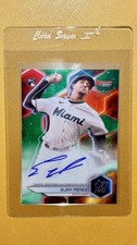 2023 Bowman's Best - Best of 2023 Autographs Eury Perez #B23-EP Green Refractor
