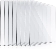 Transparency Acrylic Cutting Pads Die Cutting Plates for Embossing Crafting (8 P