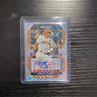 Drew Gilbert 2022 Prizm Draft Picks Prizm Auto METS PROSPECT /17   