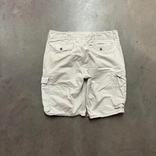 Y2K Beige Baggy Levi Utility Cargo Shorts W32