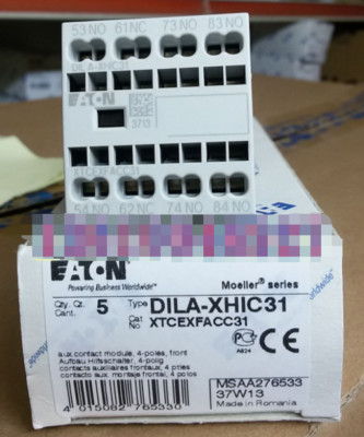 Eaton Rpo 1PC New Eaton Moeller DILA-XHIC31 XTCEXFACC31 Auxiliary Contact 3NO+1NC ...