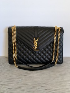 large cassandra calfskin shoulder bag