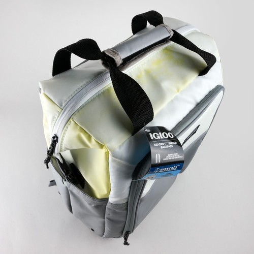 Igloo Switch 30-Can Backpack, Color White/Grey (**Manufacturer Color Defect**) - Picture 6 of 7