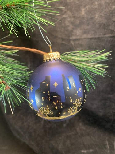Vintage Christmas By Krebs Santa's Flight Hand Crafted Glass Ornaments Set of 3 - Picture 4 of 17