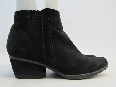 Blondo Womens Size M Black Suede Ankle Fashion Boots Booties