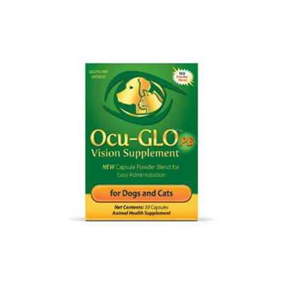 Ocu-Glo PB Vision Supplement Capsule Powder Blend for Dogs and Cats 30ct