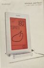 Brookstone Always Perfect Oven Thermometer Silver Tone Digital Temperature Nib
