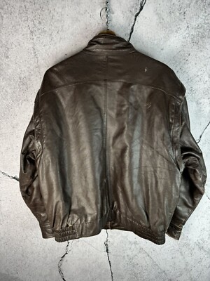 Vintage 90's Petroff rare Bomber Leather Jacket | eBay