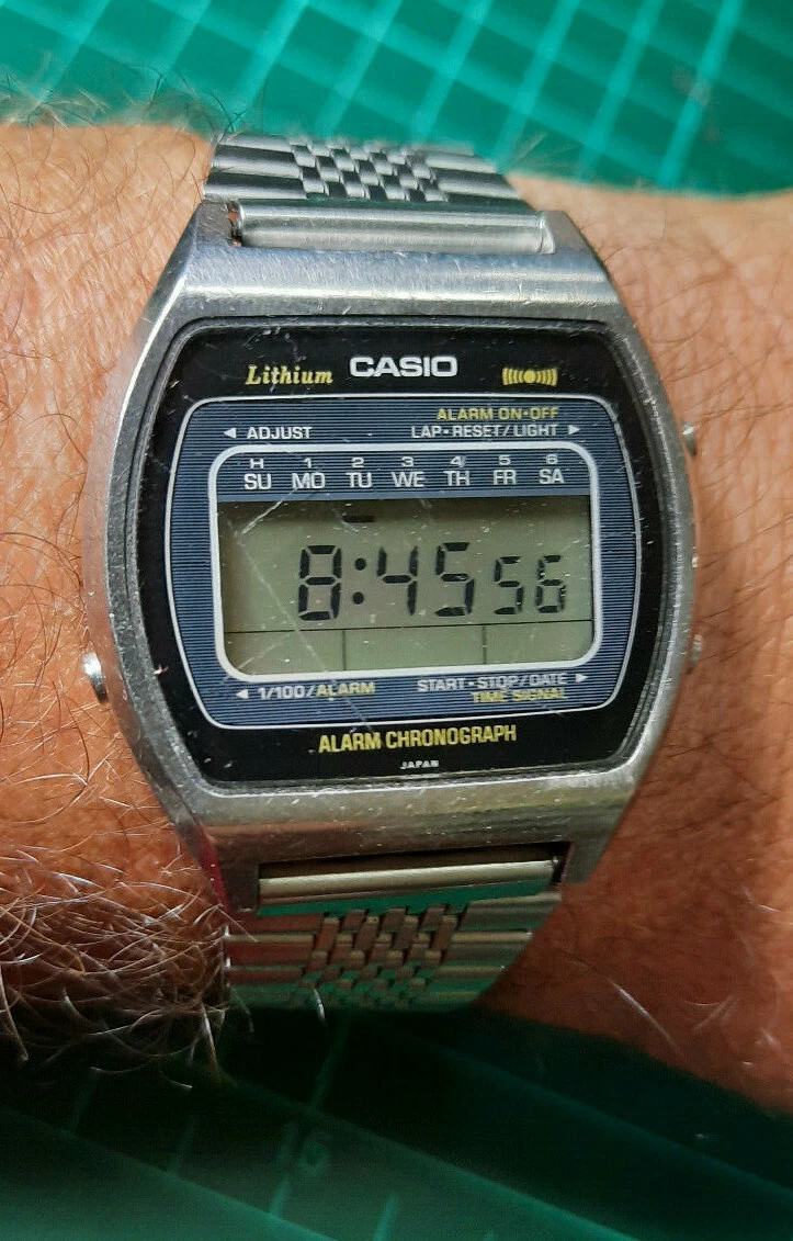 レア Vintage 1980's Casio 81QS-35 時計