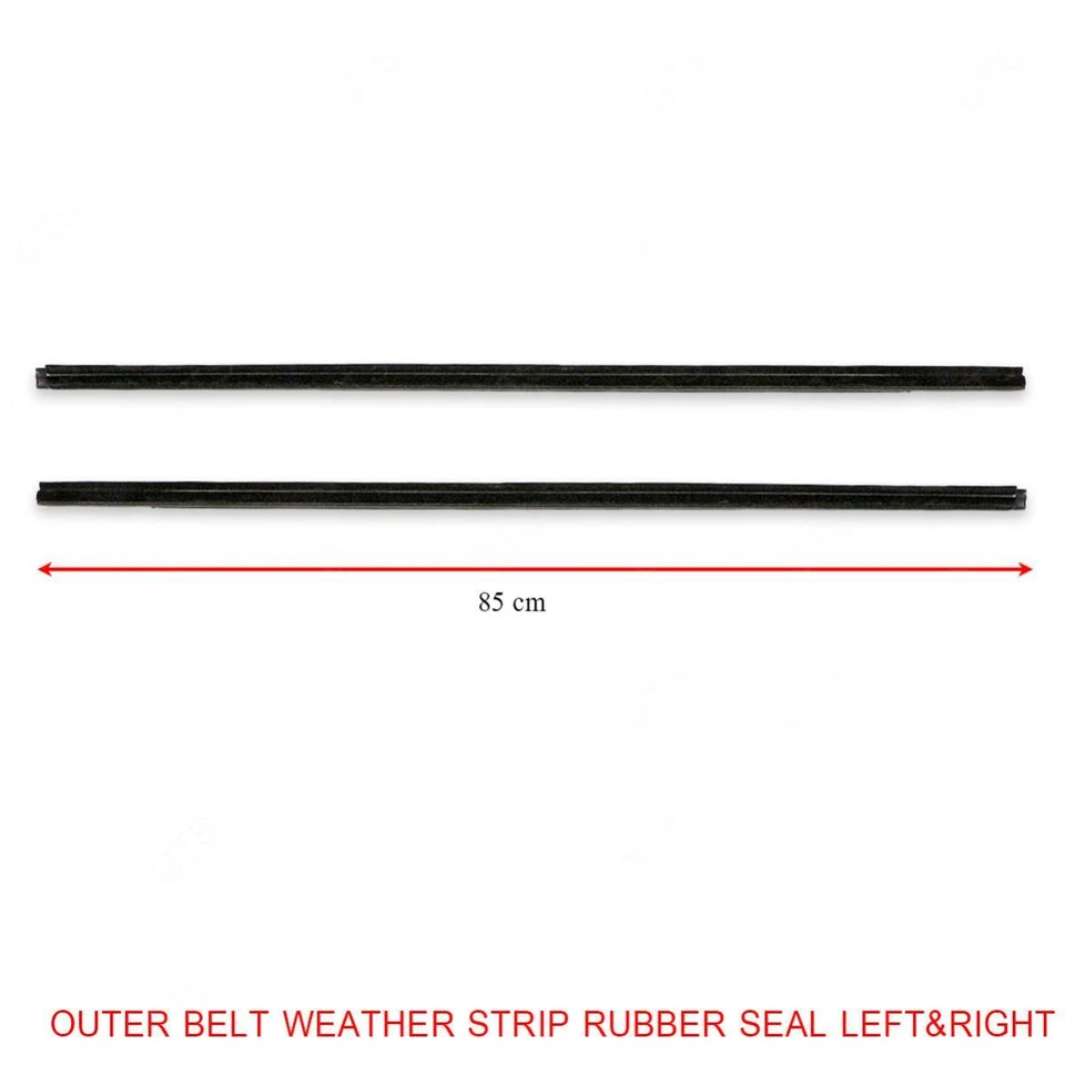 Set LH RH Front Outer Weatherstrip Door Seal For Nissan Frontier D22 1999 - 2003 Foto 3 de 4