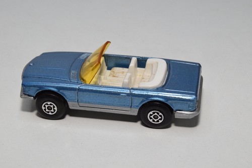 B55 1:64 3 INCH 3INCH MATCHBOX 6 MERCEDES-BENZ 350SL 350 SL BLUE NMINT COND. - Picture 2 of 7