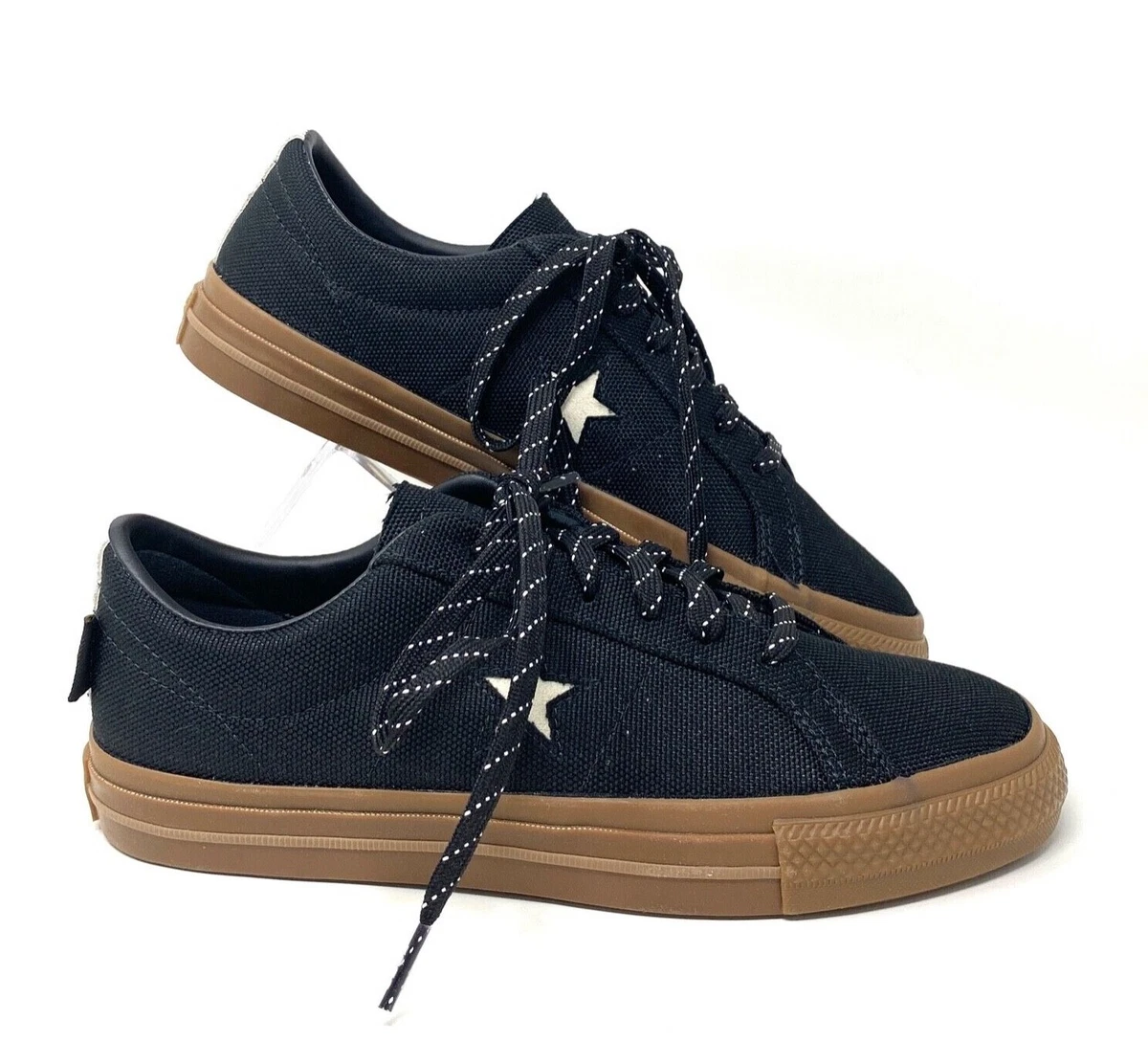 Converse One Star Pro OX Low Top Black Women Canvas Sneakers Skate Size  A03217C