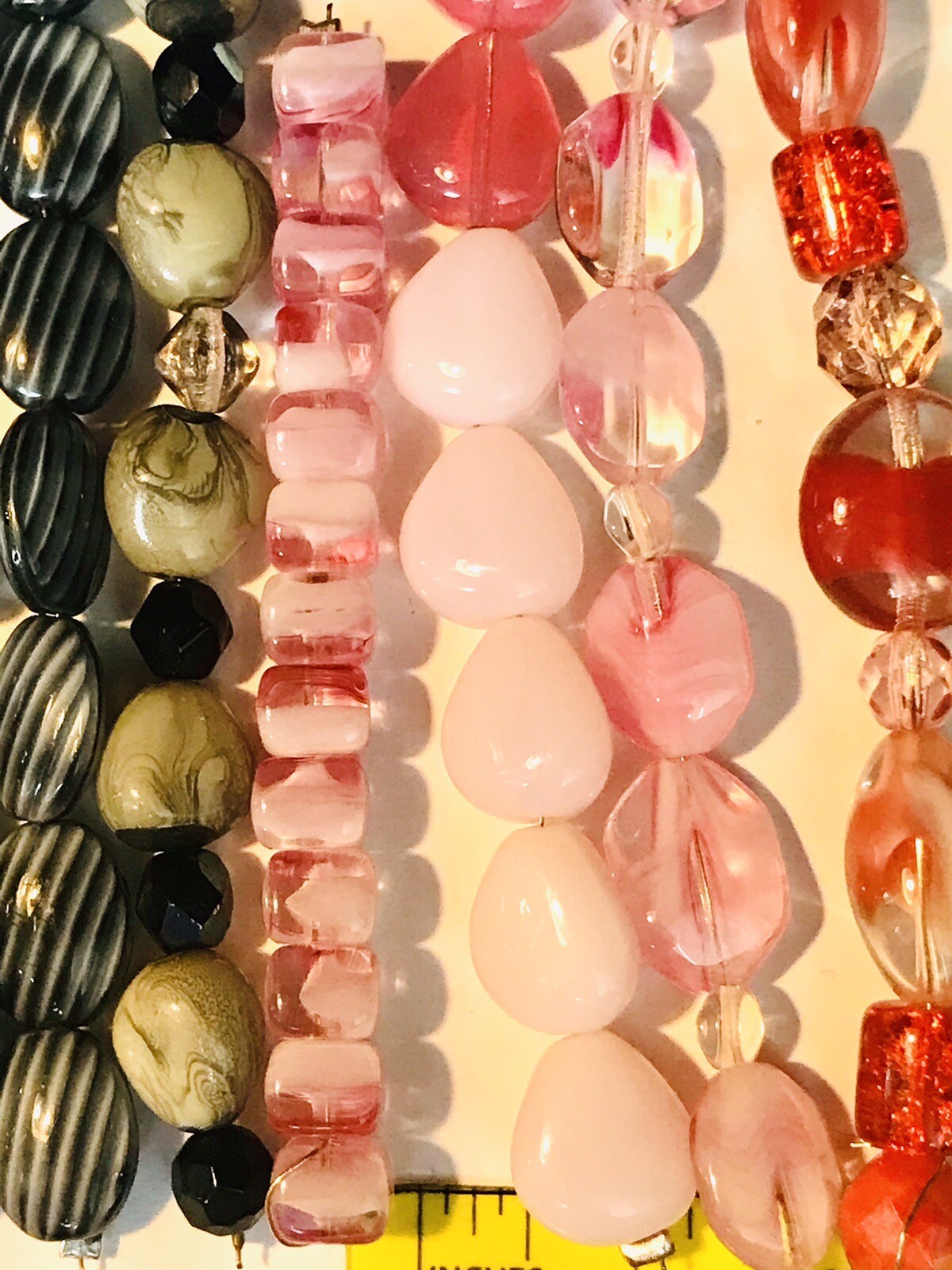 Lot Of Eclectic Vintage Glass Beads eBay