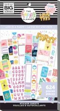 The Happy Planner LIFE IS A PARTY Sticker Value Pack Sticker Book, 624 pcs