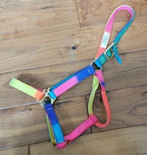 Rainbow Halter Medium Nylon Valhoma Horse Tack