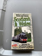 Scotland and Wales World&rsquo;s Greatest Train Ride Videos Scenic Guide Railroad VHS